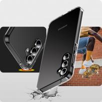 telefonas a55 - JUST MUST Anti-Bacteria TPU Samsung Galaxy A55, nugarėlė, silikoninė, skaidri - 2 nuotrauka