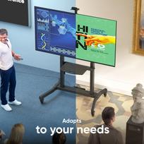laikiklis 200x200 - TV SET ACC MOTOR. MOBILE STAND/50-100" BLACK TS1991E-B ONKRON - 4 nuotrauka