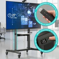laikiklis 200x200 - TV SET ACC MOTOR. MOBILE STAND/50-100" BLACK TS1991E-B ONKRON - 5 nuotrauka