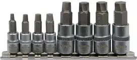 hex raktu rinkinys - Yato YT-04580 sraigtinių ištraukiklių rinkinys 8 vnt. - 1 nuotrauka