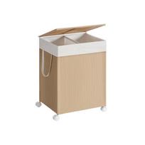 Skalbinių krepšys Songmics Home LCB601N01, Matt White, 100 l