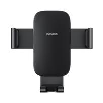 baseus laikikli - Baseus Metal Age 3 Gravity Car Phone Holder for Air Vent - Juodas (Black) - 5 nuotrauka