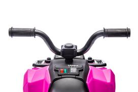 rozinis keturratis vaikams - Vaikiškas elektrinis keturratis Lean Cars GTS1155, rožinis (Pink) - 3 nuotrauka