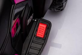 rozinis keturratis vaikams - Vaikiškas elektrinis keturratis Lean Cars GTS1155, rožinis (Pink) - 5 nuotrauka