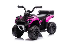 rozinis keturratis vaikams - Vaikiškas elektrinis keturratis Lean Cars GTS1155, rožinis (Pink) - 9 nuotrauka