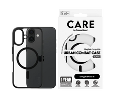 telefonas - CARE Flagship Case  Back cover  Apple  iPhone 16  Recycled plastic  Black  MagSafe - 5 nuotrauka