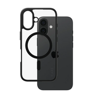 telefonas - CARE Flagship Case  Back cover  Apple  iPhone 16  Recycled plastic  Black  MagSafe - 6 nuotrauka
