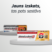 camelia lt - BLEND-A-DENT  protezų kremas PLUS DUO POWER, 1 vnt., 40 g - 5 nuotrauka