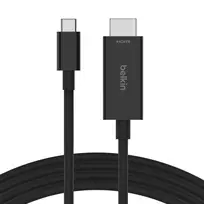 laidas usb c 2m - Adapteris Belkin, HDMI/USB-C, juoda - 5 nuotrauka