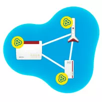 wifi stiprintuvas - AVM FRITZ!Repeater 6000 - 2 nuotrauka