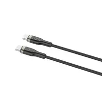istoti - Fixed | Cable USB-C/USB-C with display, PD support, 2m, USB 2.0, 100W | FIXDD-CC2-BK - 4 nuotrauka