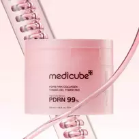 veido kauke - Medicube PDRN Pink Collagen Toning Pads 70 vnt - 7 nuotrauka