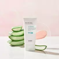 kremai nuo saules - COSRX Aloe 54.2 Aqua Tone-Up Sunscreen apsauginis kremas nuo saulės SPF 50+, 50 ml - 4 nuotrauka