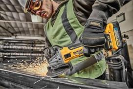 polisher - Kampinis šlifuoklis Dewalt DCG405H2T-QW 18V 2x5ah - 6 nuotrauka
