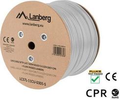 rj45 cat7 - Laidas Lanberg Network Cable LCS7L-11CU-0305-S Grey 305m - 2 nuotrauka