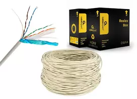 cat6 kabelis 305m - Gembird FPC-6004-SOL tinklo kabelis Pilka 305 m Cat6 F/UTP (FTP) - 4 nuotrauka
