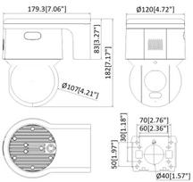 speedy 4 - Hikvision Mini Speed Dome 4MP DS-2DE3A400BW-DE(T5) - 3 nuotrauka
