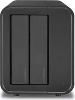 nas - TERRAMASTER D2-320 2-Bay Diskų Masyvas Juodas (Black) - 2 nuotrauka