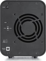 nas - TERRAMASTER D2-320 2-Bay Diskų Masyvas Juodas (Black) - 3 nuotrauka