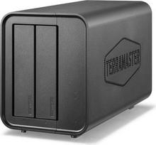 nas - TERRAMASTER D2-320 2-Bay Diskų Masyvas Juodas (Black) - 4 nuotrauka