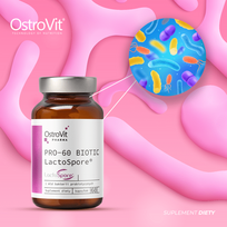 pro pharma - OstroVit PRO-60 BIOTIC LactoSpore, 60 kapsulių - 2 nuotrauka