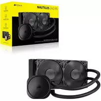 2 ww - Corsair NAUTILUS 240 RS Juodas (Black) - 6 nuotrauka