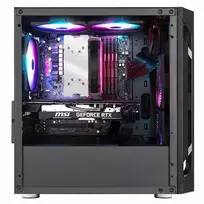pc case black micro atx - Silverstone Fara H1M Black (Juodas) - 4 nuotrauka
