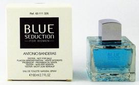 antonio banderas blue seduction - Antonio Banderas Blue Seduction For Woman 80 ml. EDT Testeris - 2 nuotrauka
