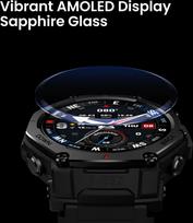 ismanusis laikrodis - Amazfit T-Rex 3 Pro 44mm Juodas (Black) Gold - 3 nuotrauka