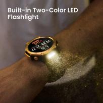 ismanusis laikrodis - Amazfit T-Rex 3 Pro 44mm Juodas (Black) Gold - 4 nuotrauka