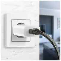 usb c laidas pd - Everactive SC-370Q USB/USB-C įkroviklis QC3.0 25W Balta (White) - 5 nuotrauka