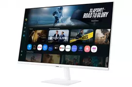 4k 60hz va - Samsung Smart Monitor M7 (M70F) 32", 4K, baltas (white) - 3 nuotrauka