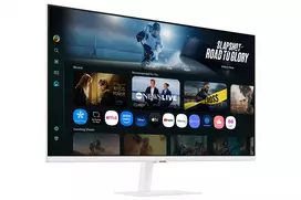 4k 60hz va - Samsung Smart Monitor M7 (M70F) 32", 4K, baltas (white) - 6 nuotrauka