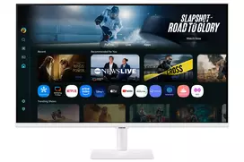 4k 60hz va - Samsung Smart Monitor M7 (M70F) 32", 4K, baltas (white) - 8 nuotrauka