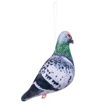 zaislas paukstia - Pliušinis žaislas paukštis Fancy Pigeon, pilkas, 18 cm - 2 nuotrauka