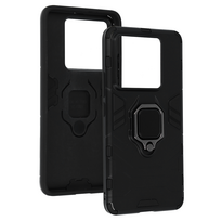 xiaomi 14t pro - Toptel Ring Armor Case for Xiaomi 14T Pro Juodas (Black) - 3 nuotrauka