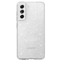 samsung s21 fe deklas - Samsung Galaxy S21 FE Crystal Glitter Dėklas - Sidabrinė (Silver) - 5 nuotrauka