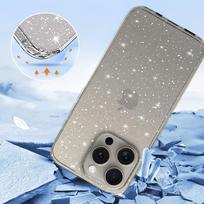 apple iphone 16 pro case - Topt Crystal Glitter dėklas skirtas Apple iPhone 13 Pro sidabro spalvos - 4 nuotrauka