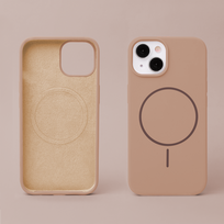 iphone 17 silicone case - TFO Silicone Thin Mag dėklas iPhone 17 Pro - Rudas (Brown) - 6 nuotrauka