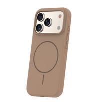 iphone 17 silicone case - TFO Silicone Thin Mag dėklas iPhone 17 Pro - Rudas (Brown) - 7 nuotrauka