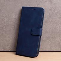 telefonu deklai - Telforceone Smart Velvet dėklas Samsung Galaxy S25 FE - Tamsiai mėlynas (Navy Blue) - 3 nuotrauka