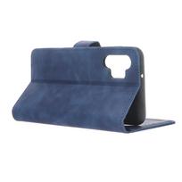 telefonu deklai - Telforceone Smart Velvet dėklas Samsung Galaxy S25 FE - Tamsiai mėlynas (Navy Blue) - 5 nuotrauka