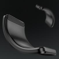 realme 14 pro plus telefonas - Toptel Carbon dėklas skirtas Realme 14 Pro Plus 5G Juodas (Black) - 5 nuotrauka