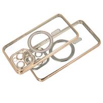 magsafe s25 ultra - Bling MagSafe Case Samsung Galaxy S25 Ultra - Auksinis (Gold) - 2 nuotrauka