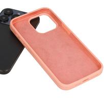 iphone 14 silikoninis deklas - Topt Silikoninis Lite dėklas skirtas Apple iPhone 14 Pro persikų spalvos - 3 nuotrauka
