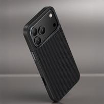 casop - Benks Magnetic Armor Pro Kevlar Metal Frame 600D Case Apple iPhone 17 Pro Juodas (Black) - 6 nuotrauka