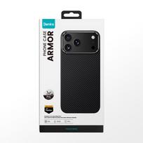 telefonu deklai - Benks "Magnetic Armor Pro Kevlar Case" skirtas Apple iPhone 17 Air Juodas (Black) - 2 nuotrauka