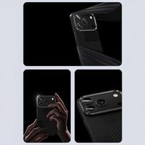 armor 17 pro - Benks "Montage Magnetic Armor Air Kevlar Case for Apple iPhone 17 Pro" Juodas (Black) - 6 nuotrauka