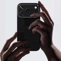 iphone 17 pro deklas juodas - Benks Dėklas Montage Magnetic Armor Air Kevlar Metal Frame 600D 1500D (MB70) skirtas Apple iPhone 17 Pro Max juodos spalvos - 4 nuotrauka