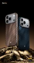 armor 17 pro - Benks Magnetic Armor Air Armor Grid Kevlar Dėklas Metaliniu Rėmeliu 600D (0070) skirtas Apple iPhone 17 Pro Max Mėlynas (Blue) - 7 nuotrauka
